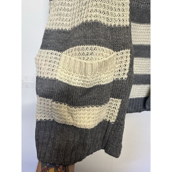 Daisy Fuentes Cardigan Women’s Small Open Front Sweater with Pockets Long Sleeve - Picture 4 of 10